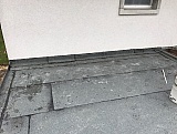 Flachdach Anbau, Abdichtung