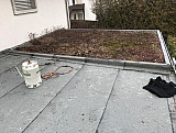 Flachdach Anbau, Abdichtung