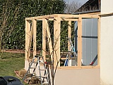 Flachdach Anbau, Abdichtung