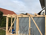 Flachdach Anbau, Abdichtung