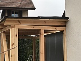 Flachdach Anbau, Abdichtung