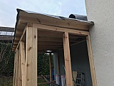Flachdach Anbau, Abdichtung
