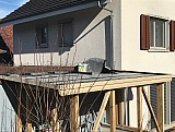 Flachdach Anbau, Abdichtung