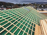 Steildach Sanierung Eternit, Solaranlage