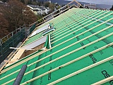 Steildach Sanierung Eternit, Solaranlage
