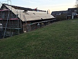 Steildach Sanierung Eternit, Solaranlage