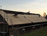 Steildach Sanierung Eternit, Solaranlage