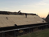 Steildach Sanierung Eternit, Solaranlage