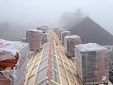 Steildach Sanierung Eternit, Solaranlage