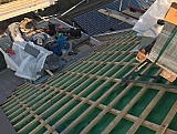 Steildach Sanierung Eternit, Solaranlage