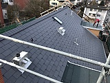 Steildach Sanierung Eternit, Solaranlage