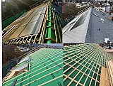 Steildach Sanierung Eternit, Solaranlage