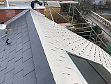 Steildach Sanierung Eternit, Solaranlage