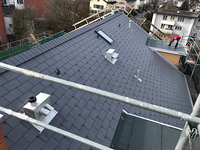 Steildach Eternitplatten