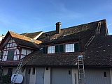 Steildach Sanierung, historisches Gebäude